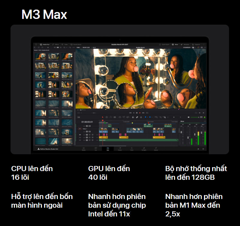 MacBook Pro M3 Max 2023 16" Space Black 14CPU/30GPU/48GB/1TB 5 MacBook Pro M3