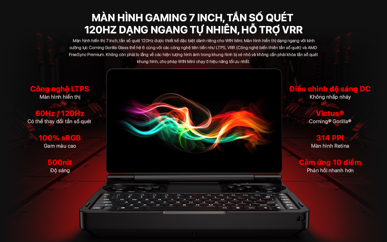 GPD WIN Mini 2024 - Máy Chơi Game Cầm Tay "Siêu Nhỏ" Mà Vẫn Có Võ? 31 Màn hình GPD WIN Mini - 1