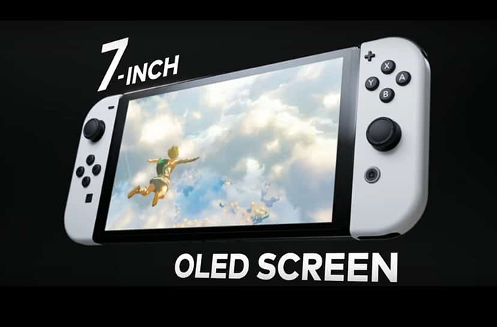 Nintendo Switch OLED model with White Joy‑Con Mod 128GB - Secondhand 2 Nintendo Switch OLED model