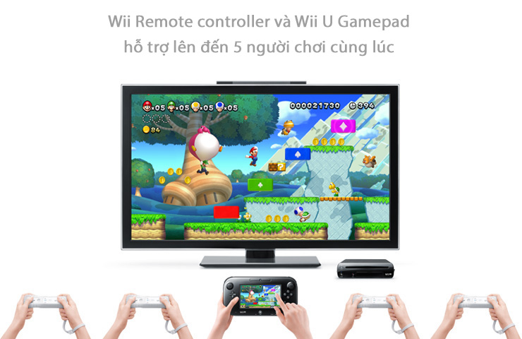 Nintendo Wii U Deluxe 32GB - Black - Secondhand 6 wii u 26