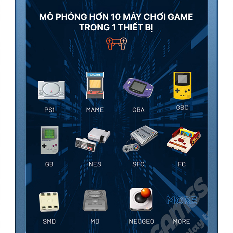 Máy Game Retro Project X - Gray 2 Máy Game Retro Project X