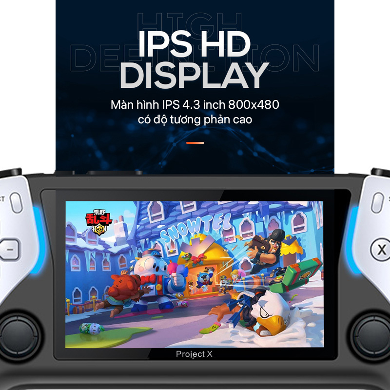 Máy Game Retro Project X - Gray 4 Máy Game Retro Project X