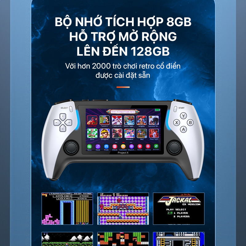 Máy Game Retro Project X - Gray 9 Máy Game Retro Project X