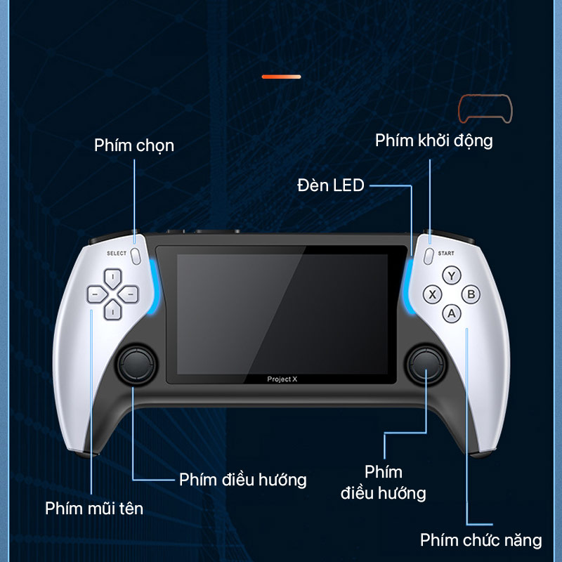 Máy Game Retro Project X - Gray 11 Máy Game Retro Project X