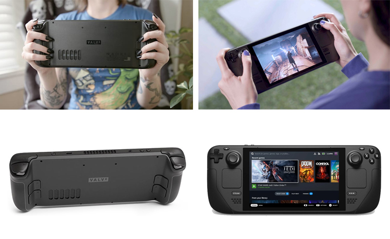 Steam Deck 256GB (NVMe SSD) 2 Steam Deck 64GB (eMMC)