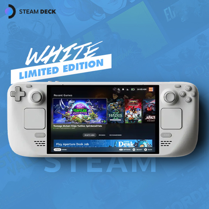 Steam Deck OLED White Edition 1TB (NVMe SSD) - Secondhand 1 steam deck oled 1tb white edition 41