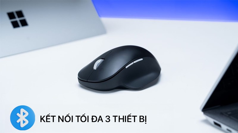 Microsoft Bluetooth Ergonomic Mouse - Black 2 microsoft bluetooth ergonomic mouse black 02