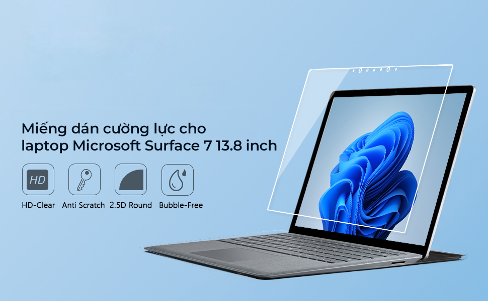 Dán màn hình cường lực Surface Laptop 7 13.8 inch 1 dan man hinh cuong luc surface laptop 7 01