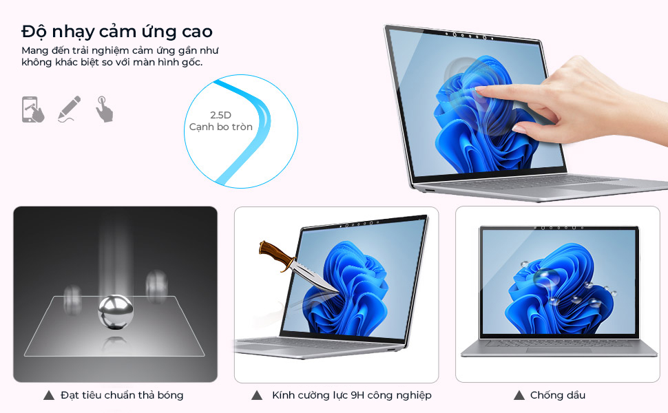 Dán màn hình cường lực Surface Laptop 7 13.8 inch 2 dan man hinh cuong luc surface laptop 7 02